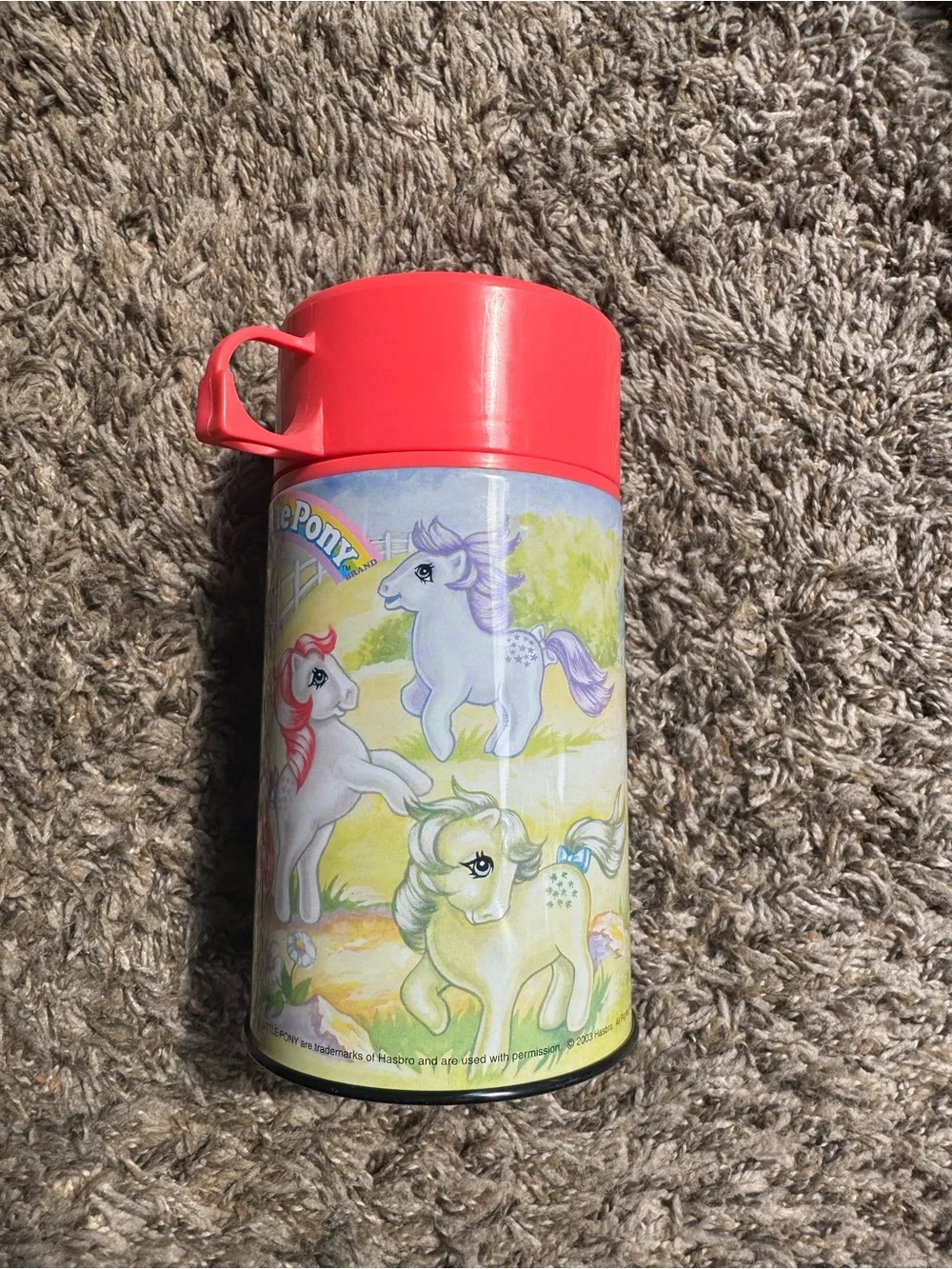 My Little Pony Pink Lid Pony Print Drink Bottle